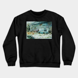 Scrapped Imp with Hens Crewneck Sweatshirt